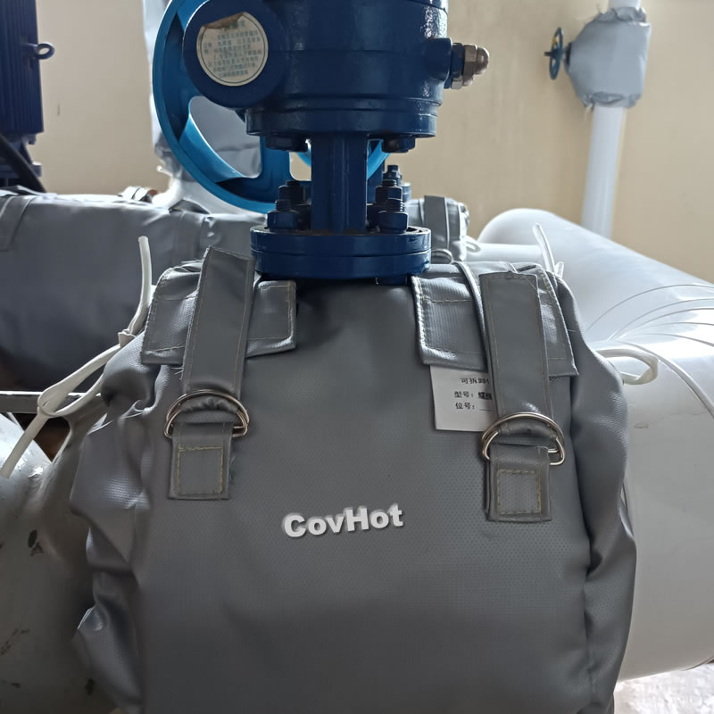 柔性蝶閥保溫套 工廠防泄漏隔熱罩 耐高溫 節能耐酸堿