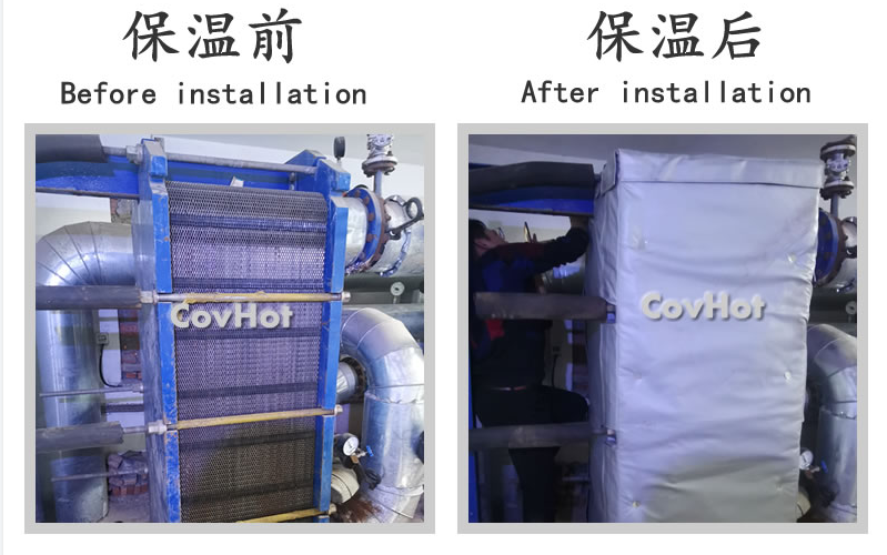 板式<a href=http://m.fyxl.com.cn/e/tags/?tagname=%E6%8D%A2%E7%83%AD%E5%99%A8%E4%BF%9D%E6%B8%A9 target=_blank class=infotextkey>換熱器保溫</a>套,板換保溫罩